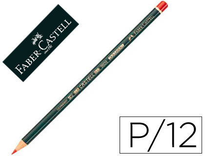 [9073075] FABER CASTELL - Lápiz Copiativo DOCUMENT ROJO (Ref.119121)