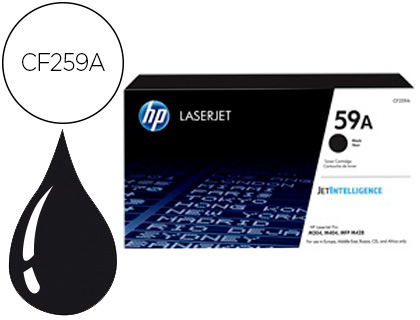 [9156598] HP ( HEWLETT PACKARD ) - Toner 59a laserjet pro m404 / mfp m428 negro 3000 paginas (Ref. CF259A)