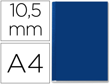 [9013578] LEITZ - Tapas rígidas ImpressBind Azul A4 71-105 h Lomo 10,5 mm (Ref.73920035)