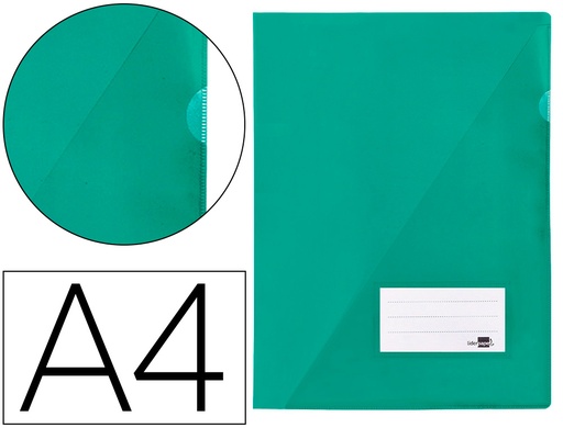 [2042979] LIDERPAPEL - CARPETA DOSSIER A4 UÑERO VERDE (Ref.BL06)