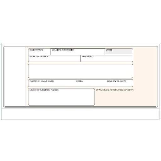 [9942740] LOAN - TALONARIO RECIBOS NORMALIZADOS BANCO (43) (Ref.T-19)