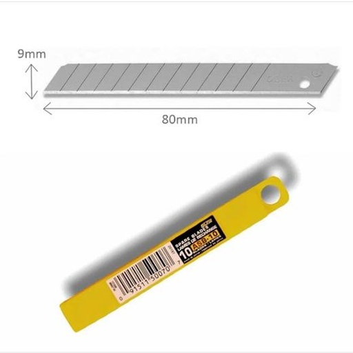 [1793617] OLFA - Cuchillas cutters 1809 mm 10 ud (Ref.ASB-10)