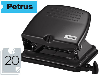 [9027400] PETRUS - Taladro 65 20 Hojas Negro 2 taladros (Ref.33738)