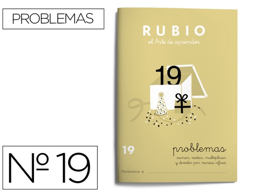 [2022464] RUBIO - CUADERNO PROBLEMAS Nº 19 (Ref.PR-19)