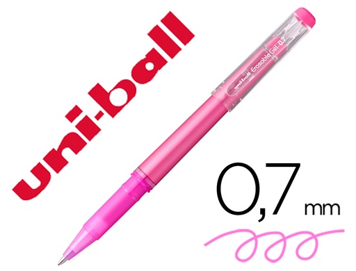 [9162254] UNI-BALL - UNIBALL - Rotulador roller uf-222 tinta gel borrable 0,7 mm rosa (Ref. 233817000)