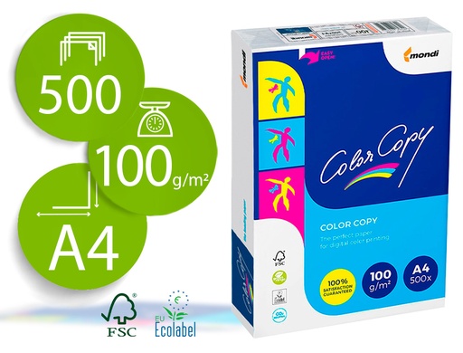 [9026678] COLOR COPY - Papel impresión Laser Color 500h 100 g. A4 (Ref.CCA4100)