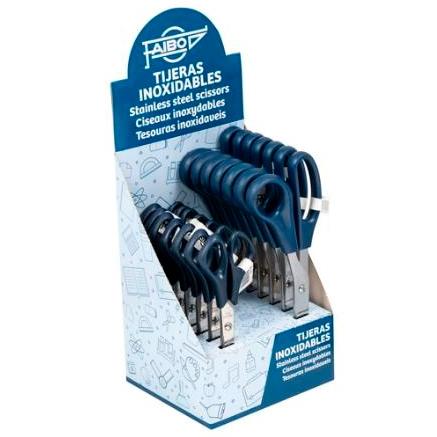[9937217] FAIBO - TIJERAS ERGONOMICA SURTIDO EXPOSITOR DE 14
(7x 16cm, 7x 21 cm) (Ref.1621)