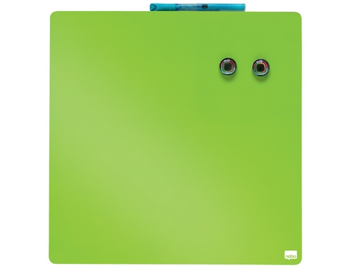 [1220395] NOBO - Pizarra Magnetica Quartet cuadrada 36x36 Negro Borrado en seco (Ref.1903774)