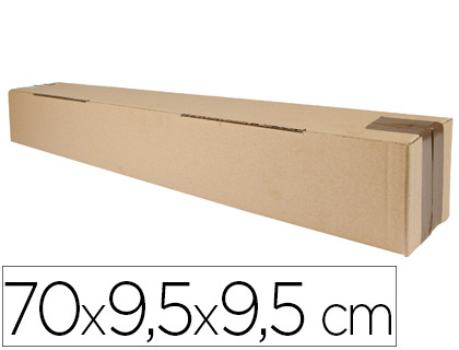 [2075244] Q-CONNECT - CAJA PARA EMBALAR TUBO MEDIDAS 700X95X95 MM ESPESOR Cartón 3 MM (Ref.KF26145)