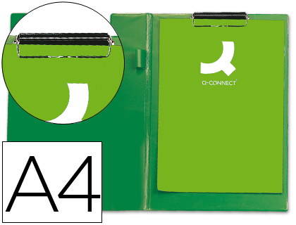 [2026154] Q-CONNECT - CARPETA MINICLIPS PLASTICO DIN A4 VERDE (Ref.KF01303)