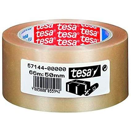 [9937272] TESA - CINTA DE EMBALAJE EXTRAFUERTE RUGOSA 66X50 PVC TRANSPARENTE -6UD- (Ref.57144-00000-00)