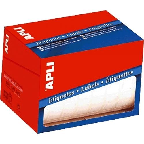 [9058777] APLI - Etiquetas autoadhesivas 1600 ud 25x40 Blancas (Ref.1690)
