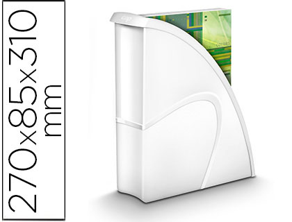 [2063198] CEP - REVISTERO PLASTICO USO VERTICAL / HORIZONTAL BLANCO 85X270X310 MM (Ref.1006740021)