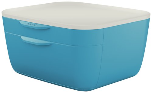 [9160230] LEITZ - Fichero cajones de sobremesa cosy 2 cajones azul (Ref. 53570061)