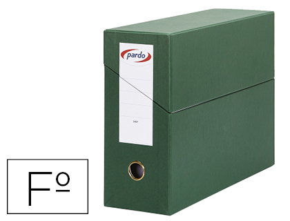 [9150247] PARDO - Archivador Definitivo Apaisado Verde 270x390x110 mm Lomo 110 mm (Ref.245704)