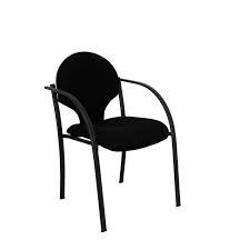 [1921028] PIQUERAS Y CRESPO - Pack 2 Sillas Hellin Chasis Negro Bali Negro (Ref.PACK220NBALI840)