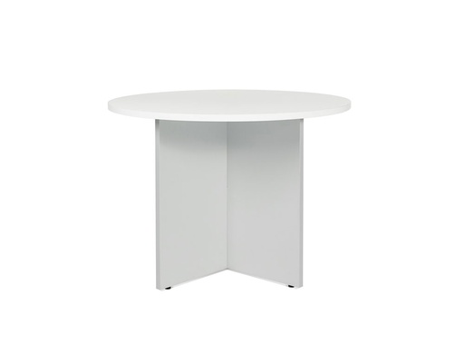 [9150707] ROCADA - MESA DE REUNION MEETING ESTRUCTURA MADERA GRIS ALUMINIO EN ASPAS TABLERO BLANCO 100 CM (Ref.3005AB04)