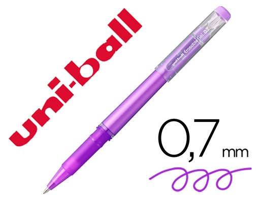 [9162253] UNI-BALL - UNIBALL - Rotulador roller uf-222 tinta gel borrable 0,7 mm violeta (Ref. 233809000)