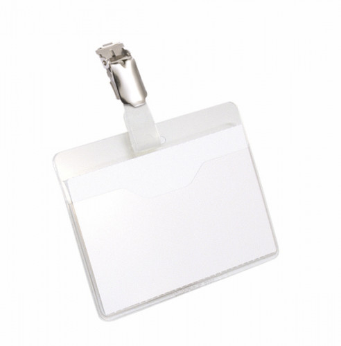 [1803690] DURABLE - Identificador con pinza 60X90 mm Transparente (Ref.8106-19)