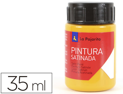 [2025123] LA PAJARITA - PINTURA LATEX AMARILLO MEDIO 35 ML (Ref.L-27)