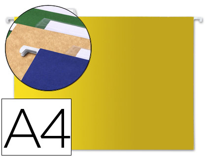 [2042812] LIDERPAPEL - CARPETA COLGANTE A4 AMARILLA (Ref.SF04)