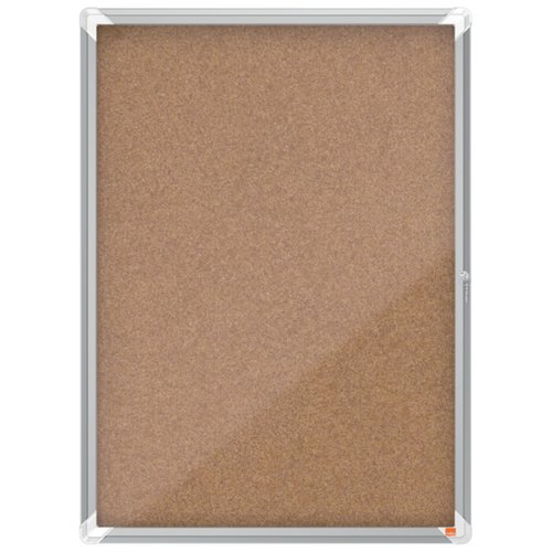 [1164678] NOBO - Vitrina fondo corcho 100x75,2 cm marco aluminio Crista acrílico (Ref.1902564)