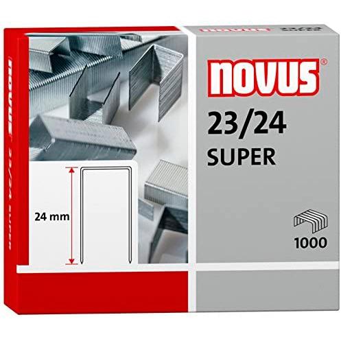 [9942432] NOVUS - GRAPAS GRUESOS 23/24 GALVANIZADAS caja de 1000 (Ref.042-0644)