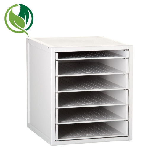 [9935643] ARCHIVO 2000 - MODULO ARCHISYSTEM 6 BANDEJAS GRIS (Ref.8206B GS)