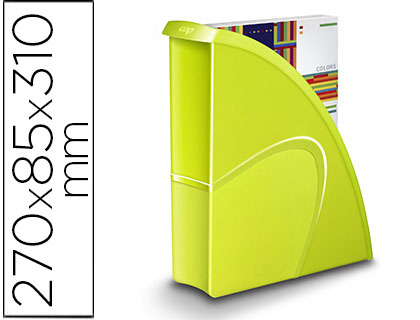 [2063200] CEP - REVISTERO PLASTICO USO VERTICAL / HORIZONTAL VERDE 85X270X310 MM (Ref.1006740301)
