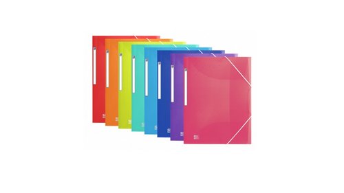 [2155527] ELBA - Carpeta gomas Urban polip.,3 solap,etiqueta adhesiva en lomo, A3 surtido (Ref.400101958)