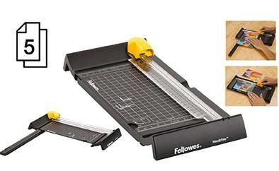 [9924402] FELLOWES - CIZALLA de RODILLO NEUTRINO A5
Corte: Longitud 240mm y capacidad 5h (Ref.5412701)