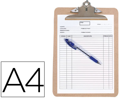 [2026147] Q-CONNECT - PORTANOTAS MATERIAL EXTRADURO DIN A4 4 MM (Ref.KF01304)