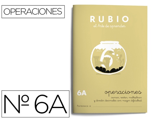 [2022470] RUBIO - CUADERNO PROBLEMAS Nº 6A (Ref.PR-6A)