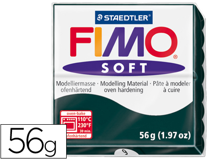 [2054673] STAEDTLER - PASTA FIMO SOFT 56 GR COLOR NEGRO (Ref.8020-9)