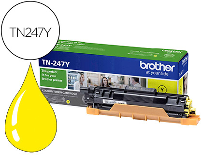 [9154809] BROTHER - Toner tn247y dcp-l3510cdw / hl-l3270cdw / mfc-l3710cw amarillo 2300 paginas (Ref. TN247Y)