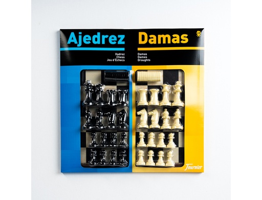 [2043760] FOURNIER - AJEDREZ CON DAMAS TABLERO GRANDE 41X40X4,6 (Ref.29459)