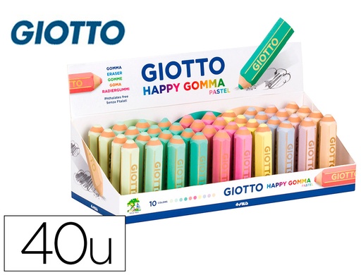 [9162496] GIOTTO - Goma happy gomma pastel forma de lapiz (Ref. F234000)