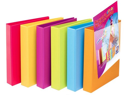 [1151235] IBERPLAS - Carpeta anillas Colorfun A4 2-40 MM Colores surtidos 320x270x50 mm (Ref.8440FCM2)