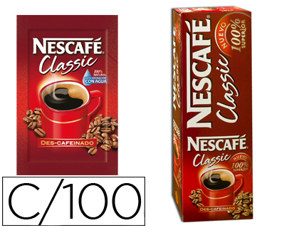 [9072334] NESCAFE - CAFE DESCAFEINADO MONODOSIS CAJA DE 10 SOBRES (Ref.8743)