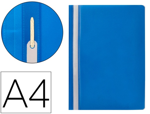 [2032702] Q-CONNECT - CARPETA DOSSIER FASTENER PLASTICO DIN A4 AZUL (Ref.KF01454)