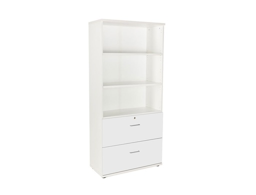 [2150594] ROCADA - Armario Carpetas Store Blanco-Blanco 195X90 (Ref.1102AW04)