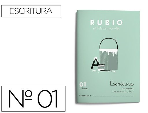 [9022472] RUBIO - Cuaderno ESCRITURA 01 (Ref.C01)