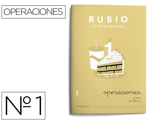 [9022446] RUBIO - Cuaderno OPERACIONES 1 (Ref.P1)