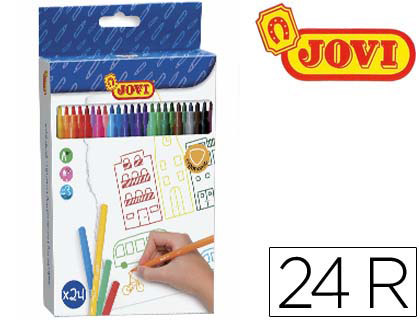 [2018596] JOVI - ROTULADOR CAJA 24 COLORES (Ref.1624)
