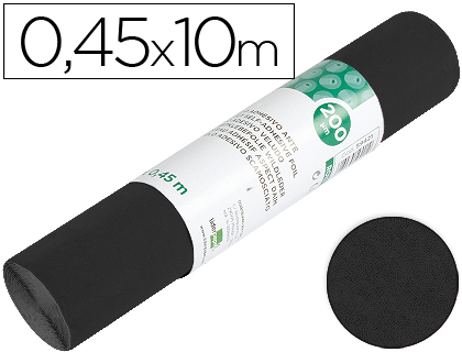 [2059413] LIDERPAPEL - ROLLO ADHESIVO ESPECIAL ANTE NEGRO ROLLO DE 0,45 X 10 MT (Ref.RO04)