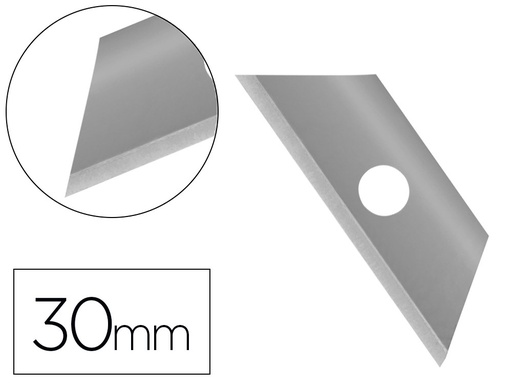 [2077859] Q-CONNECT - REPUESTO CUTER BLISTER DE 10 UNIDADES PARA CUTER KF16818 (Ref.KF16819)