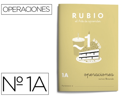 [9022465] RUBIO - Cuaderno OPERACIONES 1A (Ref.P1A)