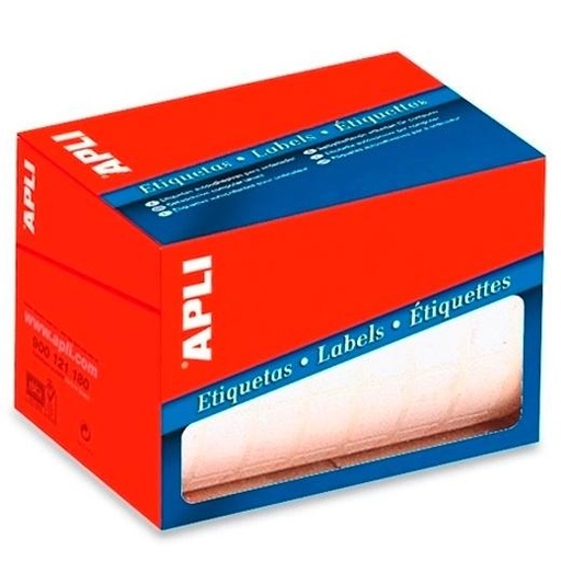 [9058780] APLI - Etiquetas en rollo 60 ud 34X67 Blancas (Ref.1695)
