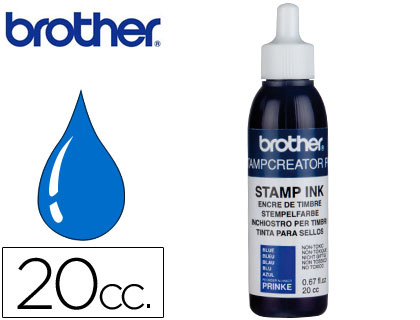 [9028557] BROTHER - TINTA PARA REENTINTADO AZUL 20 CC PARA SELLOS AUTOMATICOS (Ref.PRINKE)