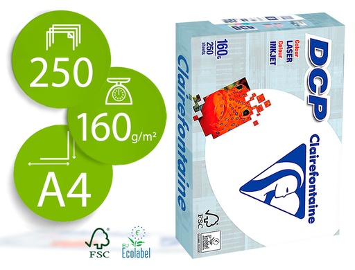 [9072170] DCP - Papel impresión Laser Color 250h 160 g. A4 (Ref.1842C)